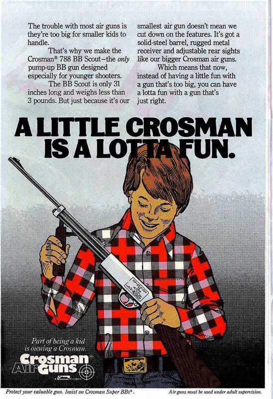 Crosman BB Gun Ad