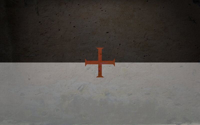 Cross on textured background
