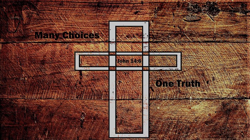 Cross on Wood Texture