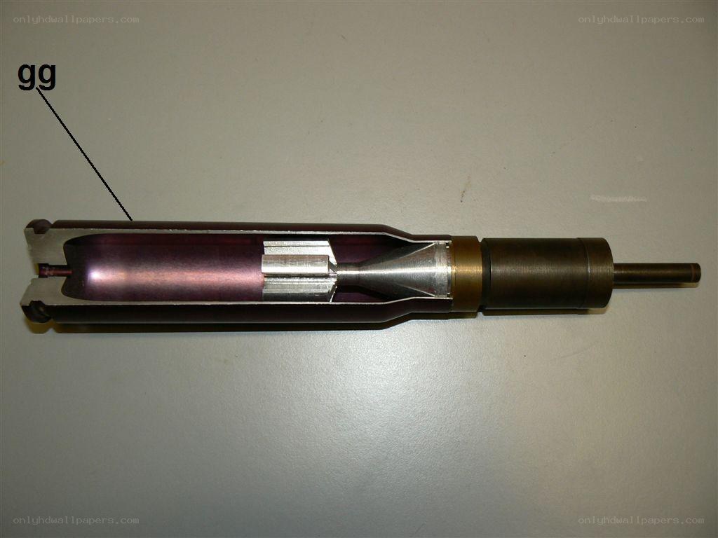 cross-section of a bullet