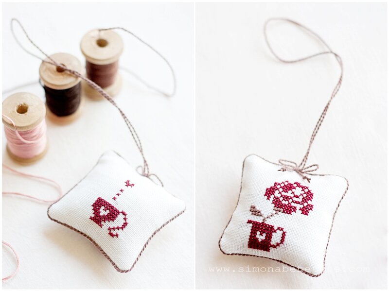 Cross-stitched Ornament