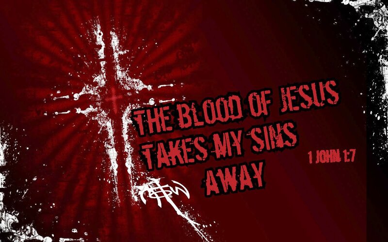 Cross with Blood Splatter