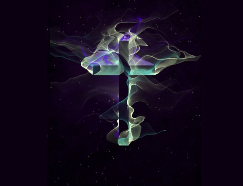 Cross with Smoke