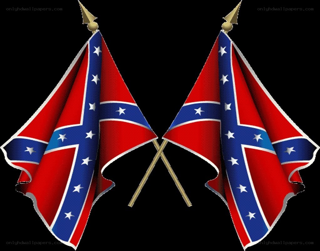 crossed confederate flags