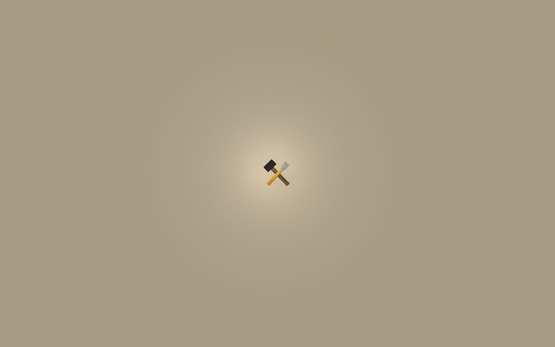 Crossed Hammer and Chisel