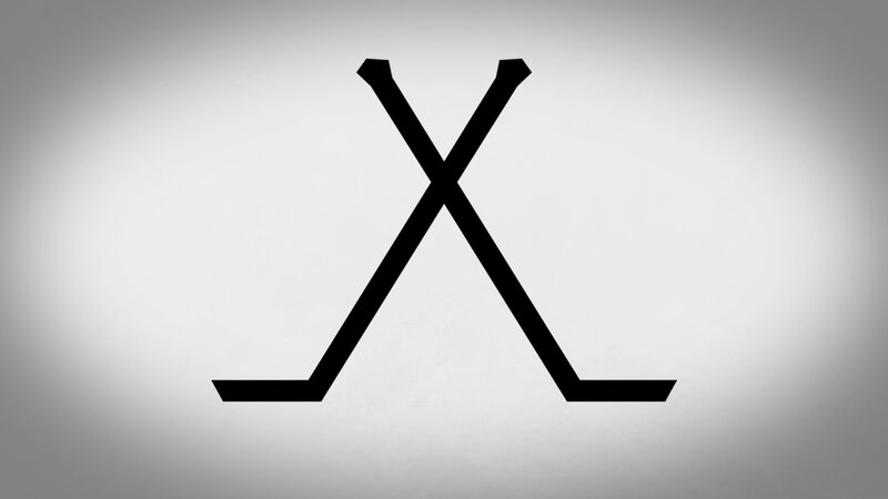 Crossed Hockey Sticks
