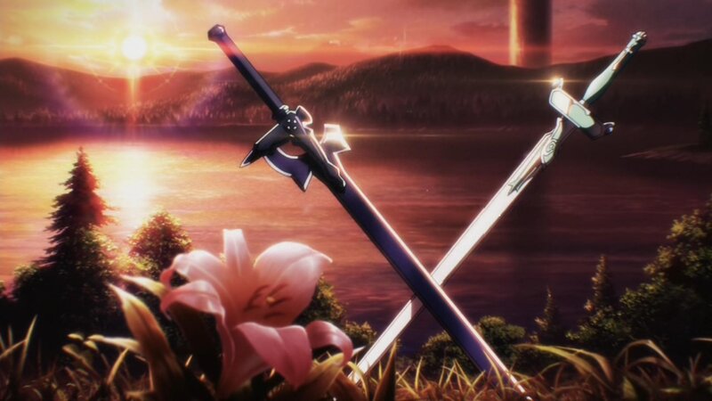 Crossed Swords and Flower