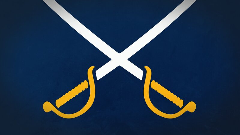 Crossed Swords — Blue