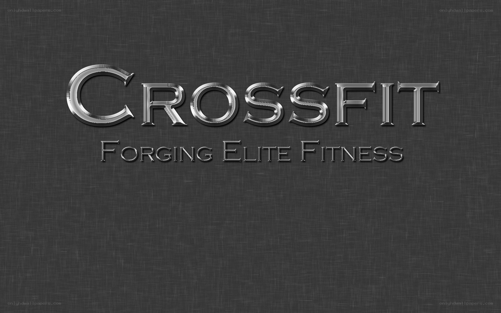 CrossFit logo with tagline