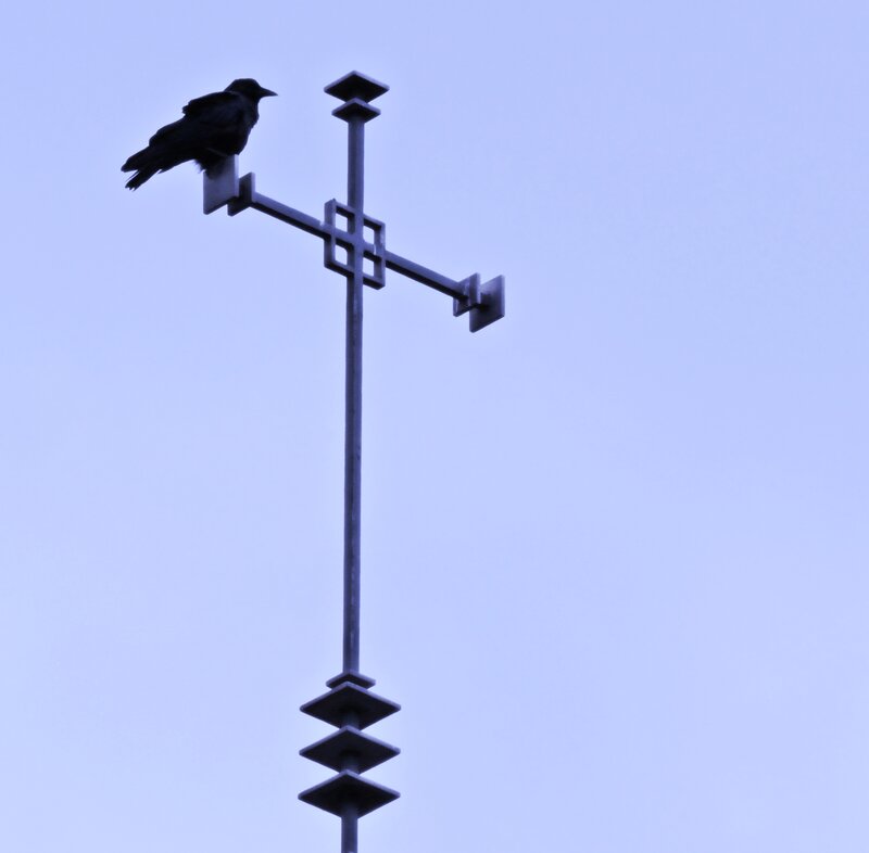 Crow on Cross