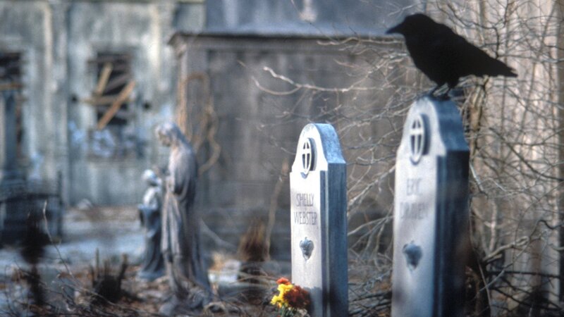 Crow on Gravestone
