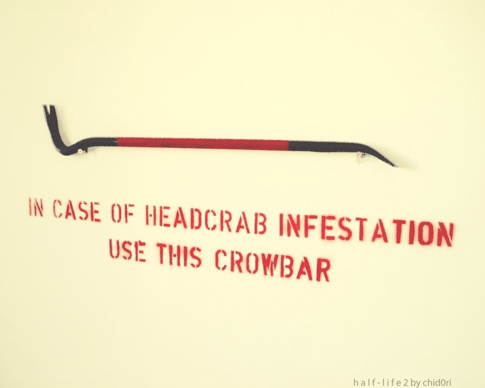 Crowbar for headcrab infestation