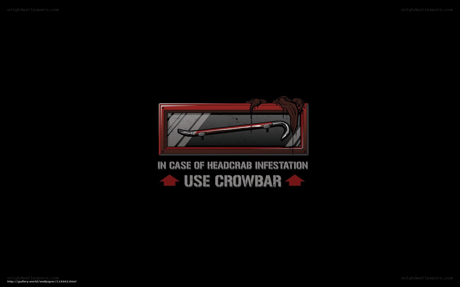 Crowbar in case of headcrab infestation