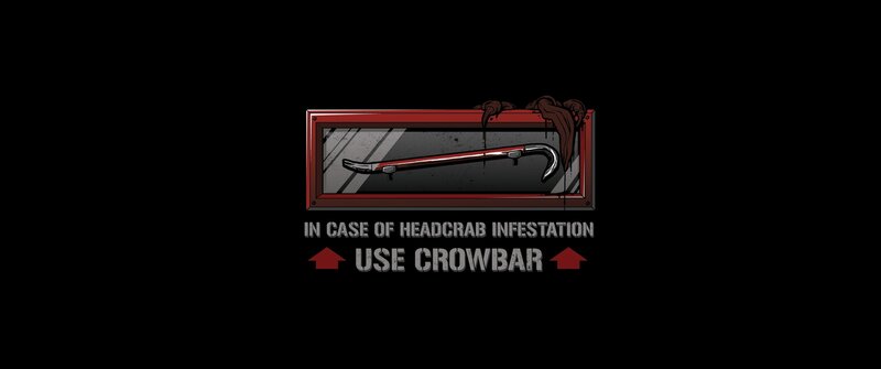 Crowbar in Display Case — Black, Dark