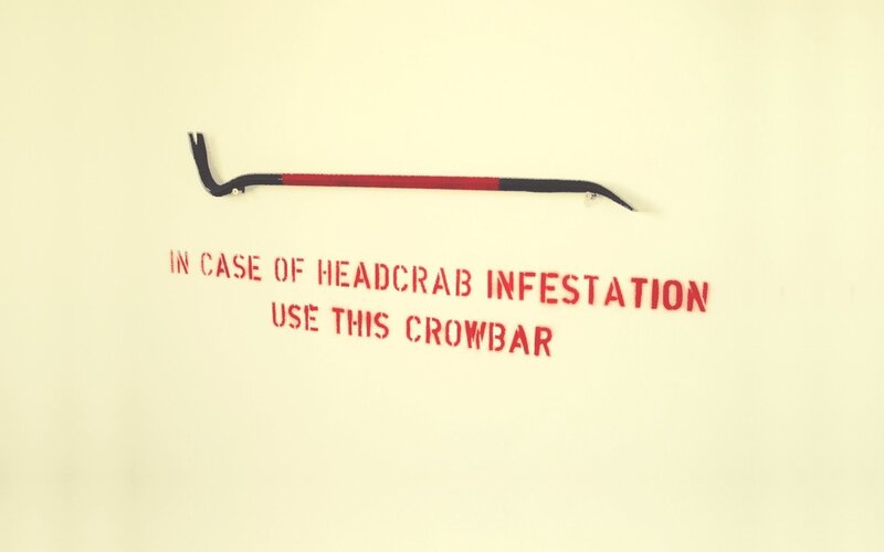 Crowbar on Wall