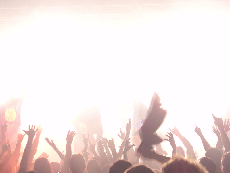 crowd at a concert