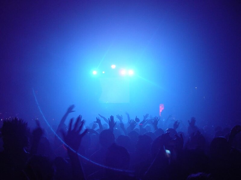 crowd at a concert