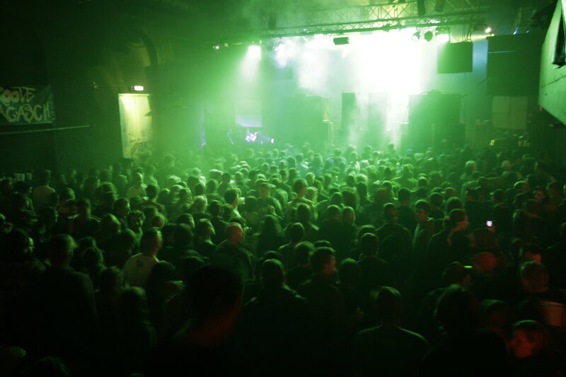 crowd at a concert venue