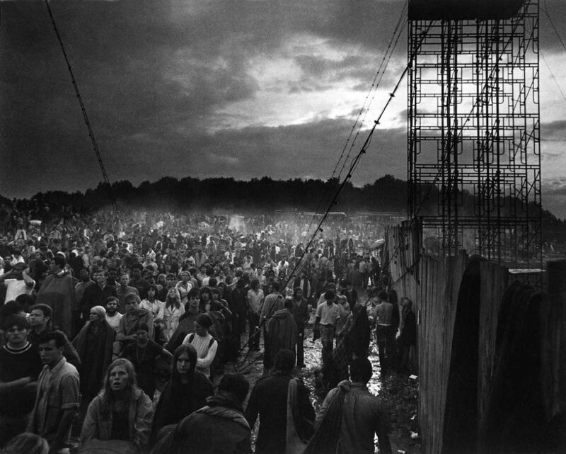 Crowd at a music festival