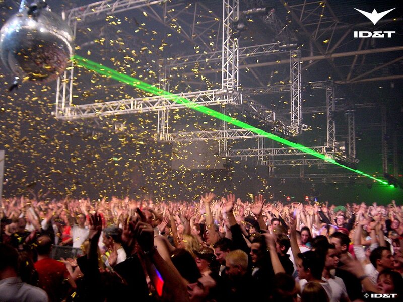Crowd at a music festival