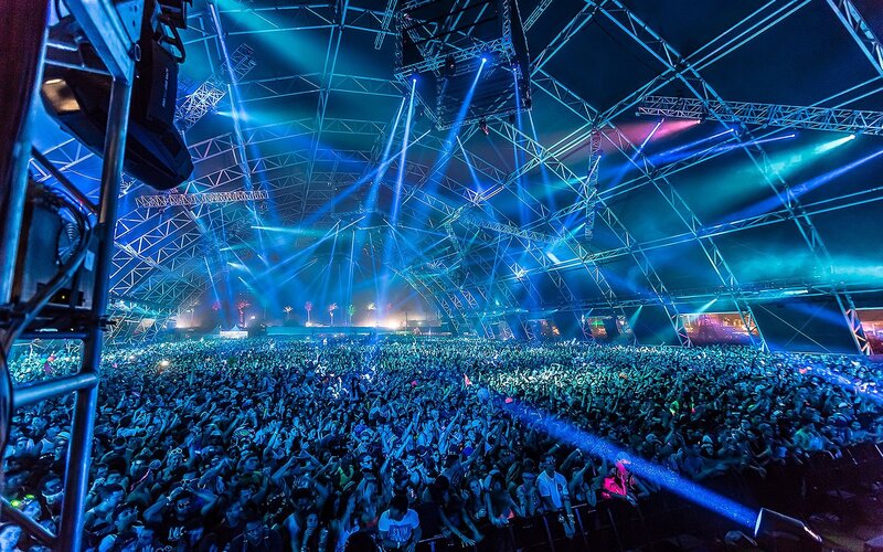 Crowd at a music festival