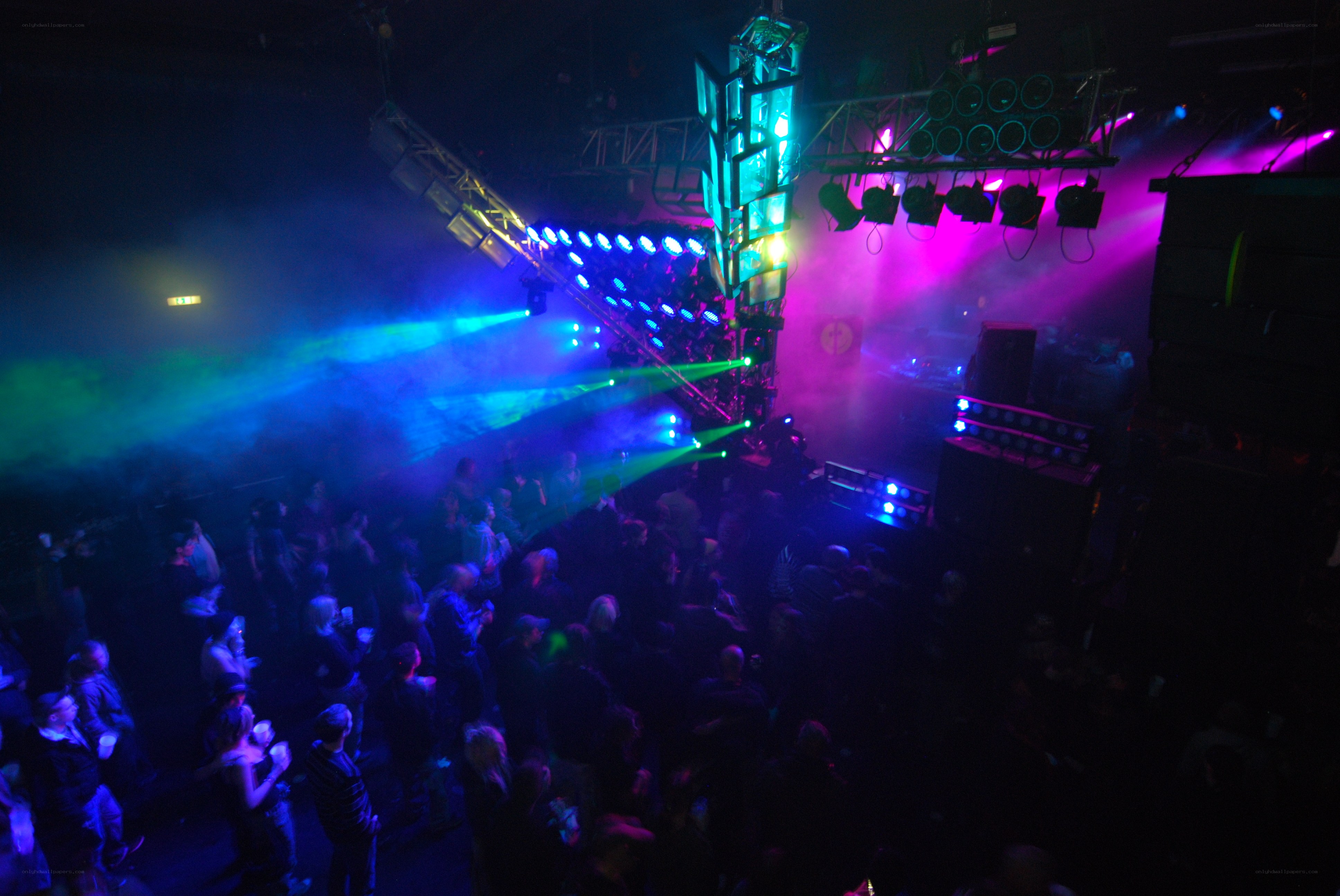 crowd at a music venue