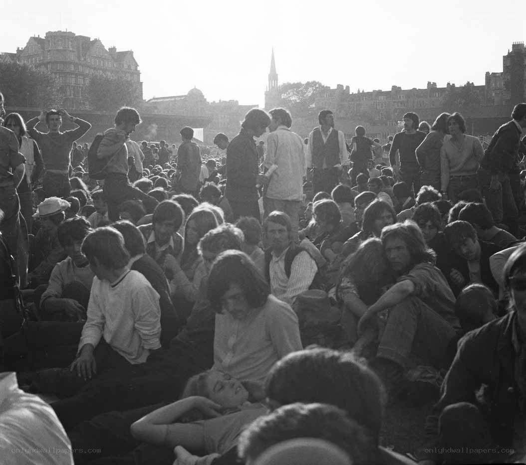 Crowd at a public gathering