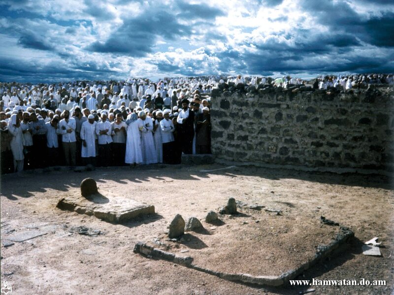 Crowd at a Religious Site