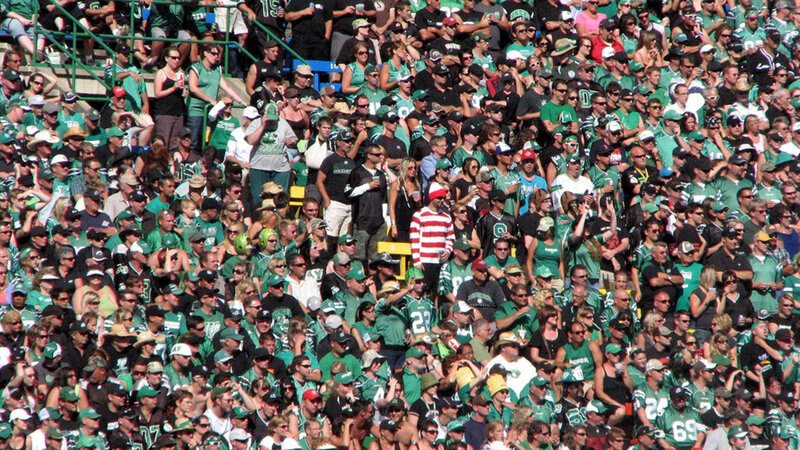 Crowd at a sports event