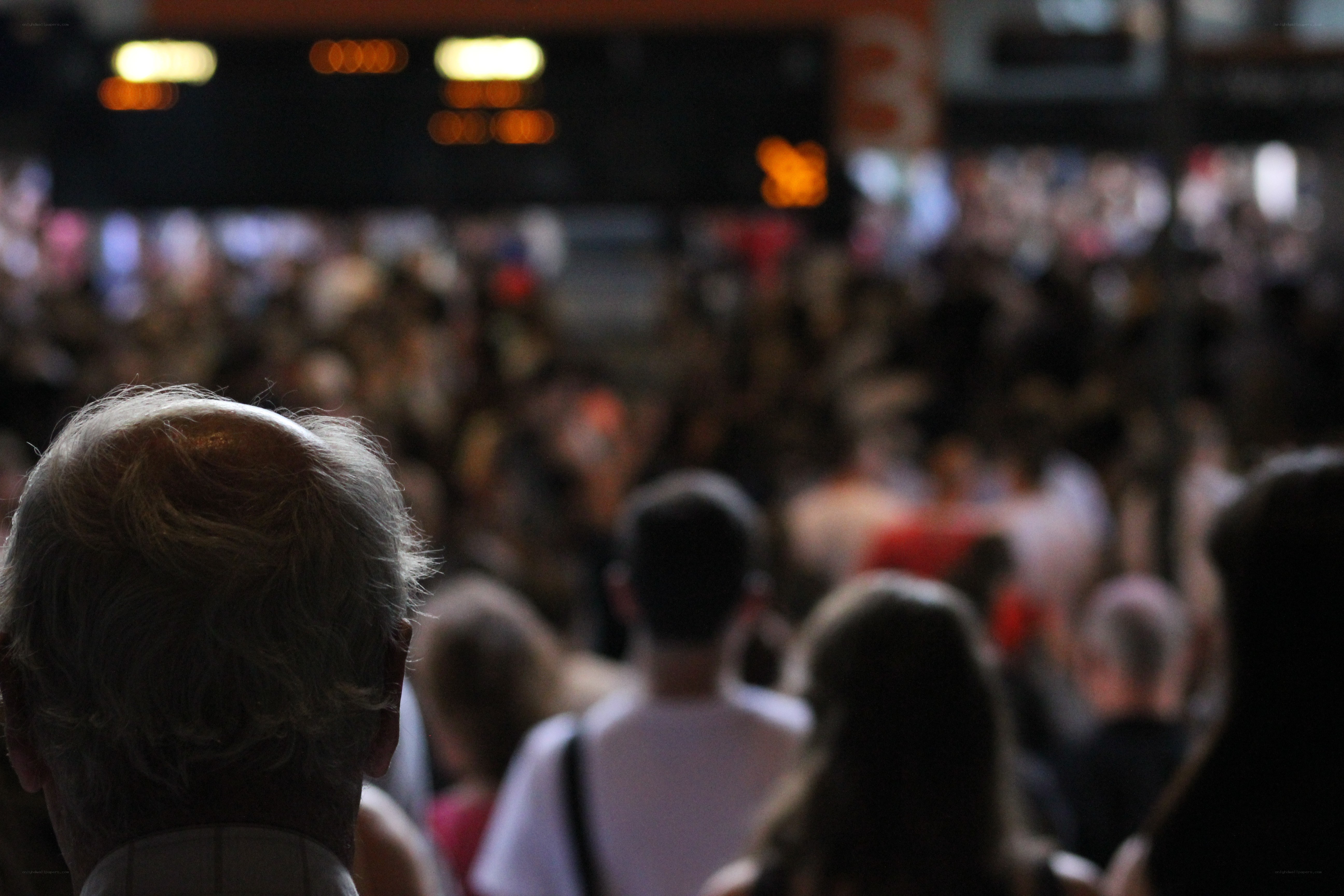 crowd at an event