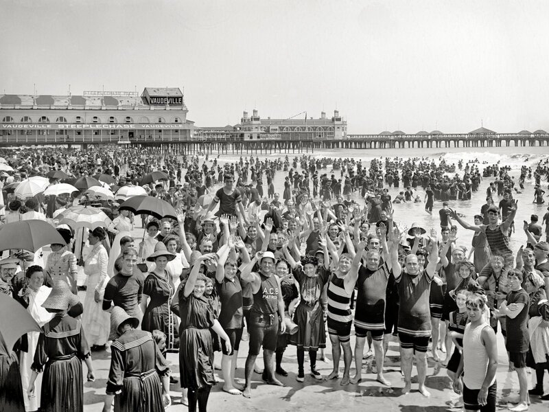 Crowd at Beach