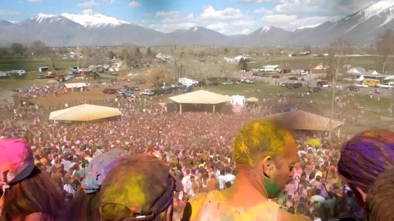 Crowd at Color Festival