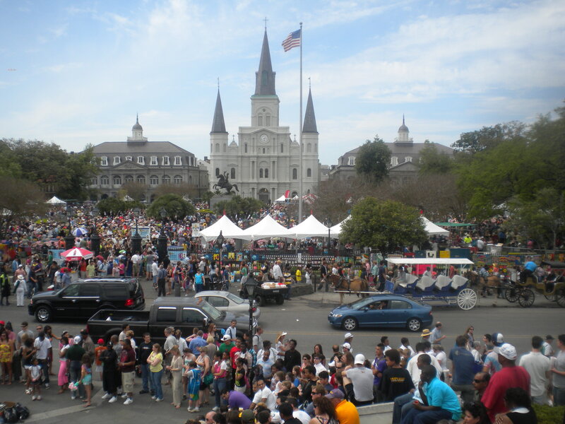 Crowd at Festival in Square