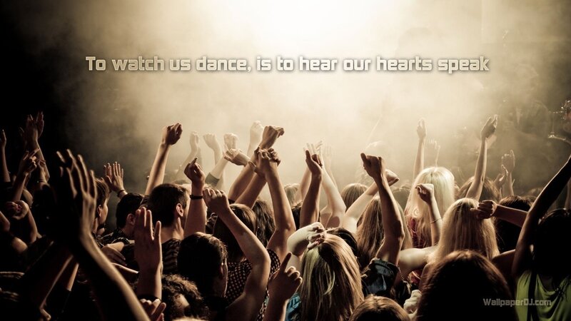 Crowd at Music Concert — Brown, Energetic, Night, Photograph, Hands Raised