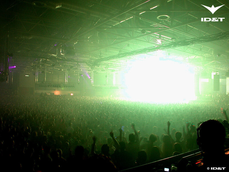 crowd at music festival