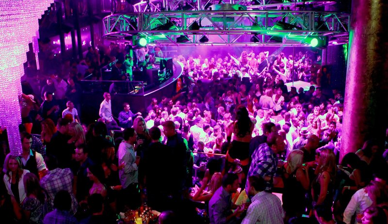 Crowd at Nightclub — Purple