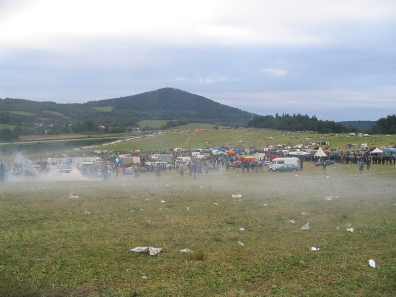 Crowd at outdoor festival