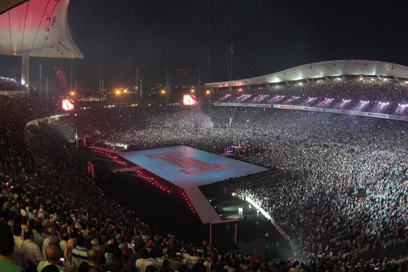 Crowd at Stadium Concert