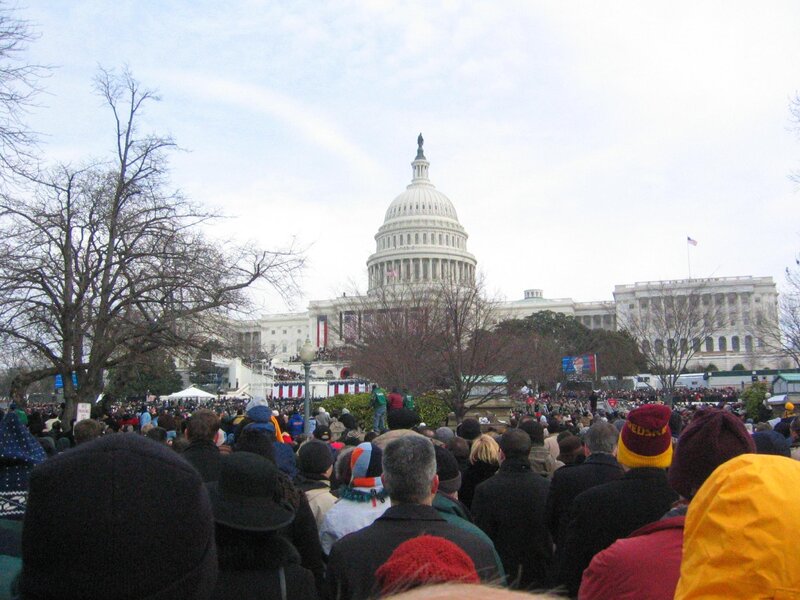 Crowd at U.S. Capitol