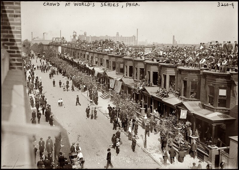 Crowd at World's Series in Philadelphia
