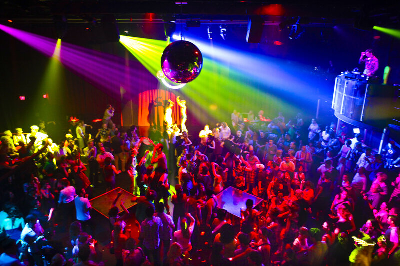 Crowd Dancing in Nightclub