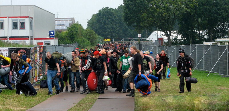Crowd of Festival-goers