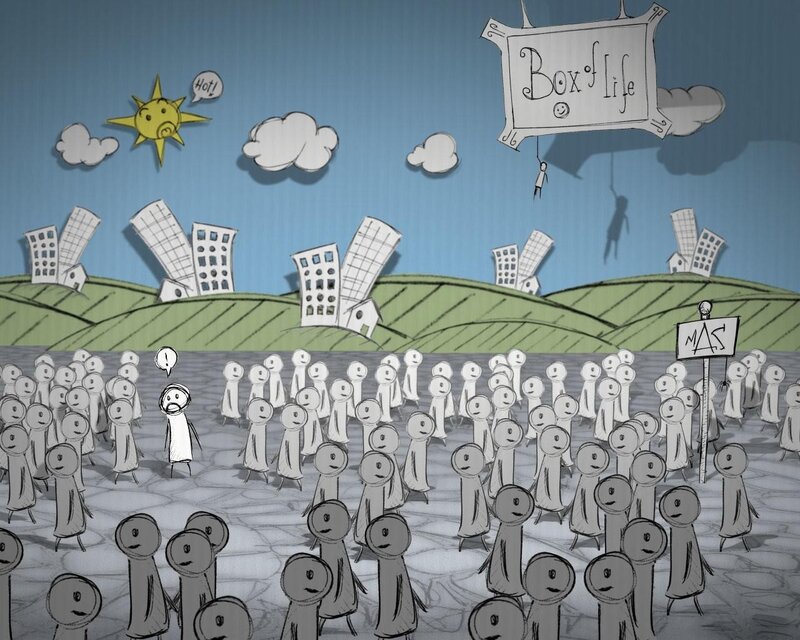 Crowd of Stick Figures