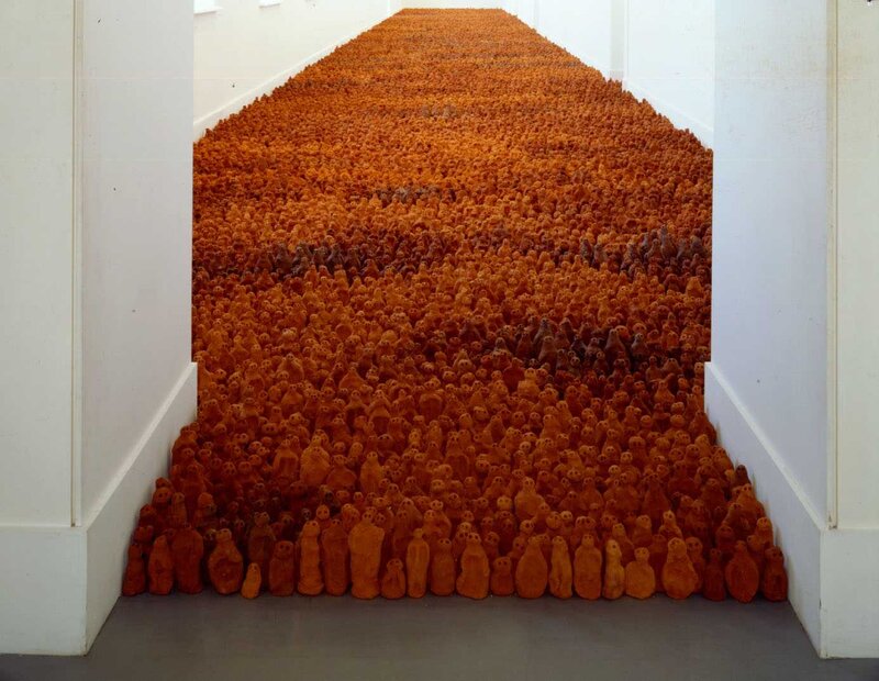 Crowd of terracotta figures