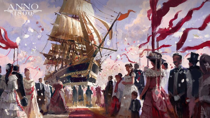 Crowd Watching Ship Launch