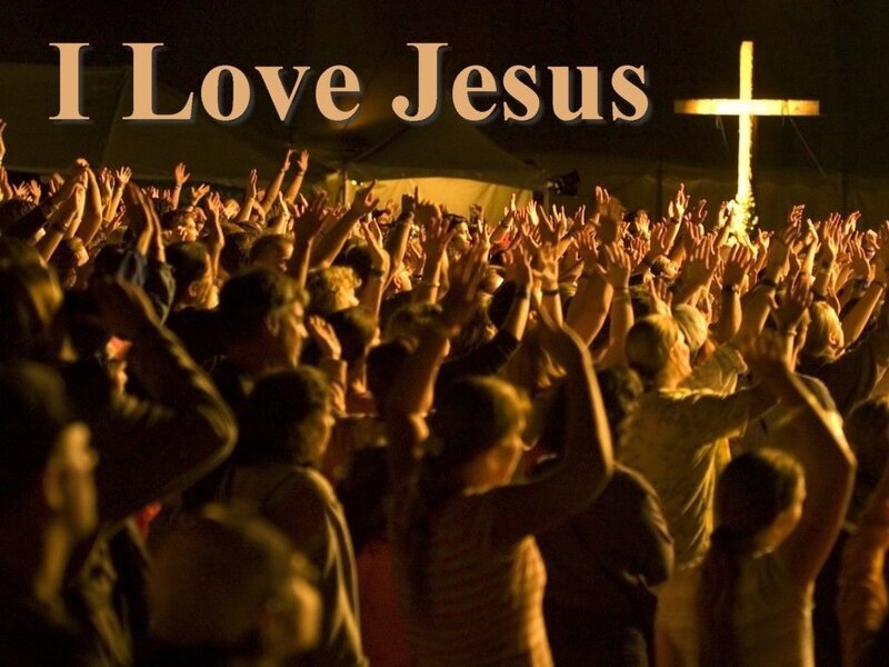 Crowd with Raised Hands — Yellow
