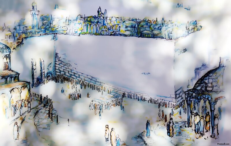Crowded City Square