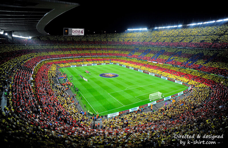 Crowded Football Stadium — Green
