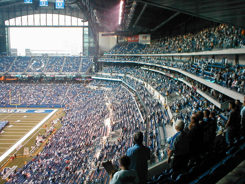 Crowded Football Stadium