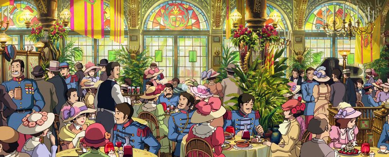 Crowded Restaurant Interior